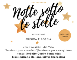 Canzoni e poesie alla XXV “NOTTE SOTTO LE STELLE”