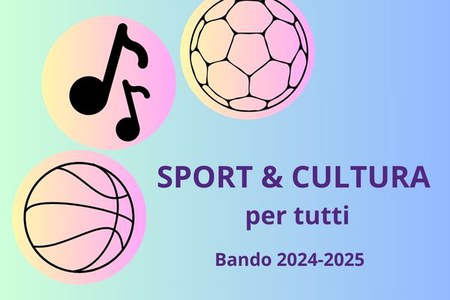 Bando Sport e Cultura per tutti 2024/25